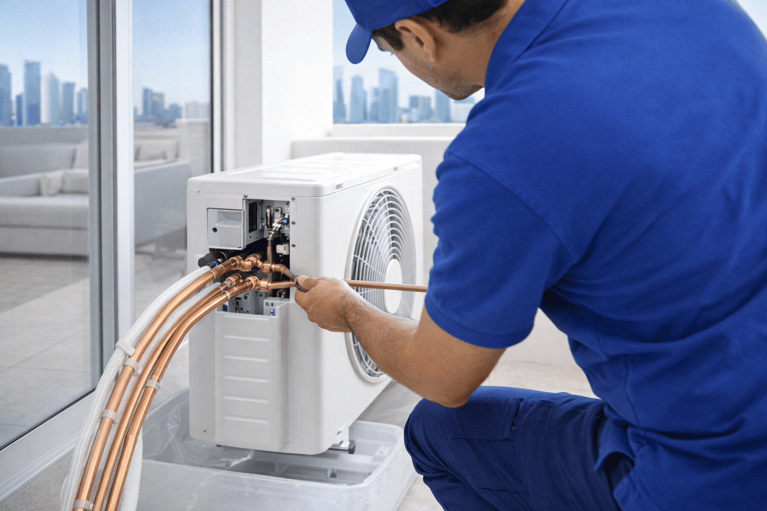 AC installation service Qatar